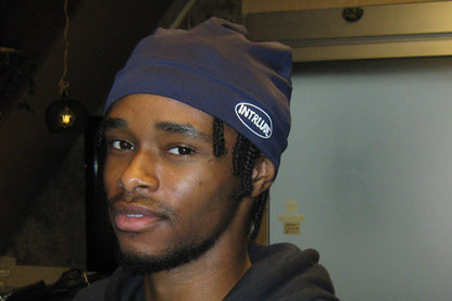 navy intrlude archives skull cap